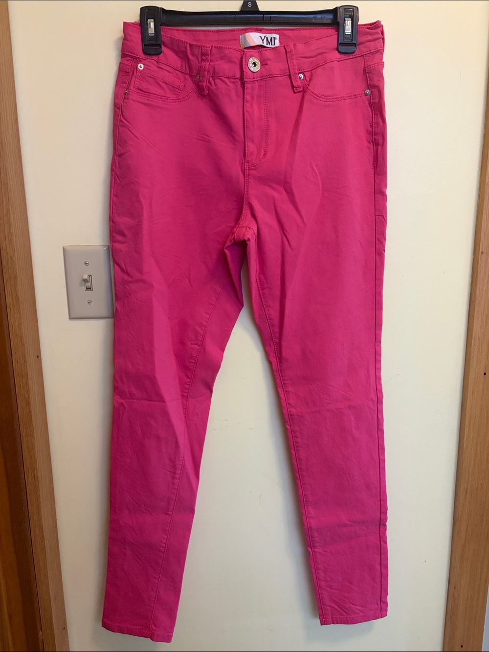 YMI Bright Pink Skinny Jeans